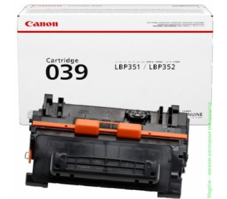 Картридж CANON 039 BK 11 000 стр