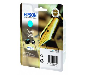 Картридж EPSON 16XL голубой повышенной емкости для WF-2010/WF-2510/WF-2540