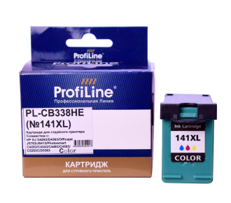 CB338HE №141XL для HP DJ D4263/PhsmC4283/C5283/D5363/J5783 Color PL