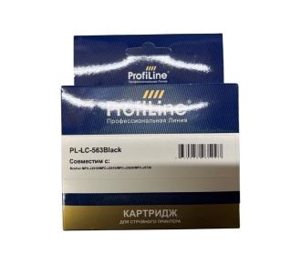 Струйный картридж LC-563BK с чернилами Black ProfiLine