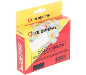 Картридж CG-LC1000BK/LC970BK Black водн Colouring