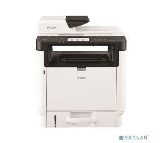 Лазерное МФУ Ricoh SP 3710SF (А4, 32 стр/мин, копир/принтер/сканер/факс/дуплекс, автоподатчик, 256МБ, PCL, USB2.0, Ether