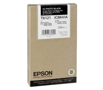Картридж Epson Singlepack Photo Black T612100 220 ml