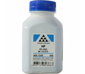 Тонер для картриджей CE311A Cyan (фл. 30г) AQC-США фас.Россия