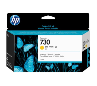 Cartridge HP 730 для DesignJet T1600/T1700/T2600, 130 мл, желтый