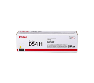 Картридж лазерный Canon 054 H Y 3025C002 желтый оригинальный повышенной емкости