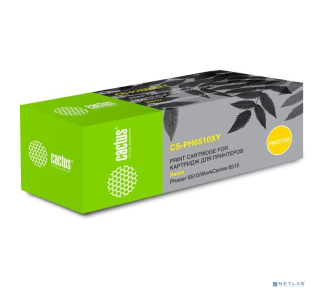 Тонер-картридж Cactus CS-PH6510XY 6510/WC 6515 желтый (106R03695)