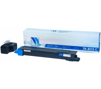NV Print TK-8115C Тонер-картридж для Kyocera EcoSys-M8124/EcoSys-M8130, (6000k), Cyan