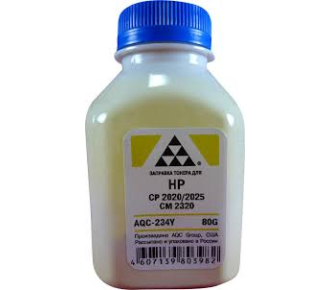 Тонер для картриджей CC532A/CE412A Yellow (фл. 80г) AQC-США фас.Россия