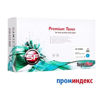 Картридж лазерный совместимый Kyocera TK-560C голубой 10K SuperFine