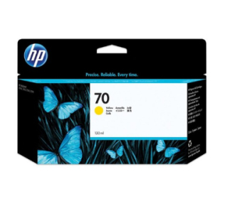 Картридж HP 70 струйный желтый (130 мл)