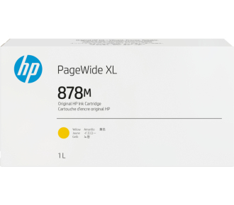Cartridge контрактный HP 878M для PageWide XL 8200, желтый, 1000 мл