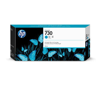 Картридж струйный HP 730 P2V68A голубой оригинальный
