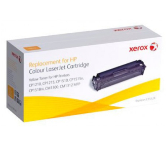 Картридж Xerox for HP Color LJ CM1312 MFP/CM1312 NFI MFP/CP1213/CP1215 /CP1217/CP1515N/CP1518N (1,4K стр.), желтый