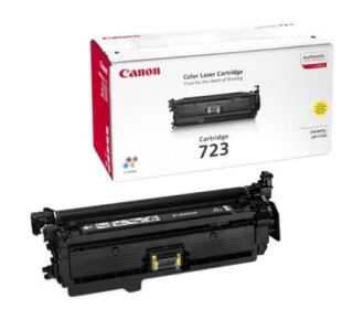 Тонер-картридж CANON 723 Y i-SENSYS LBP7750Cdn желтый оригинал