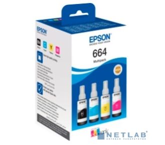 EPSON C13T66464A Чернила для L100 4-COLOUR MULTIPACK